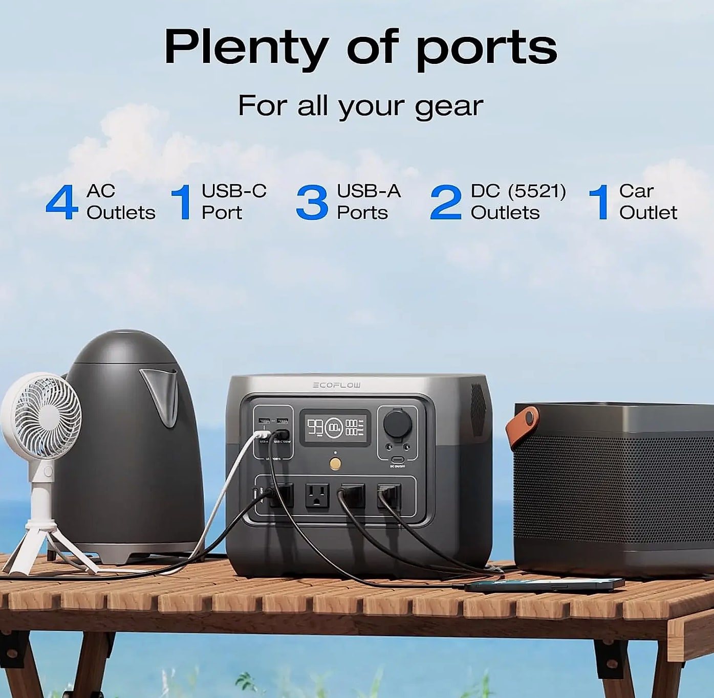 ECOFLOW RIVER 2 Pro 716Wh portable power station solar generator