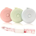 SmaringRobot Mini Retractable Tape Measure 3-Pack with Fabric Ruler