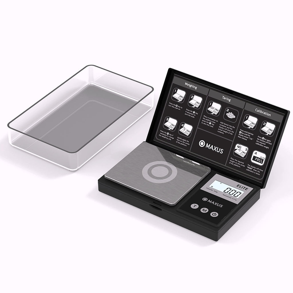 MAXUS Digital Pocket Gram Scale 500g x 0.01g Precision