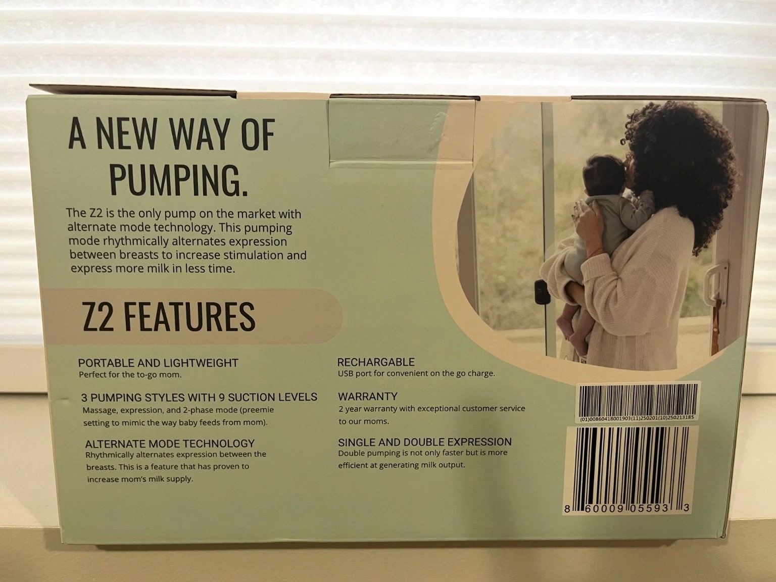 HOT DEAL! Zomee Z2 Electric Breast Pump+Hands-Free Collection Cups+Storage Bags