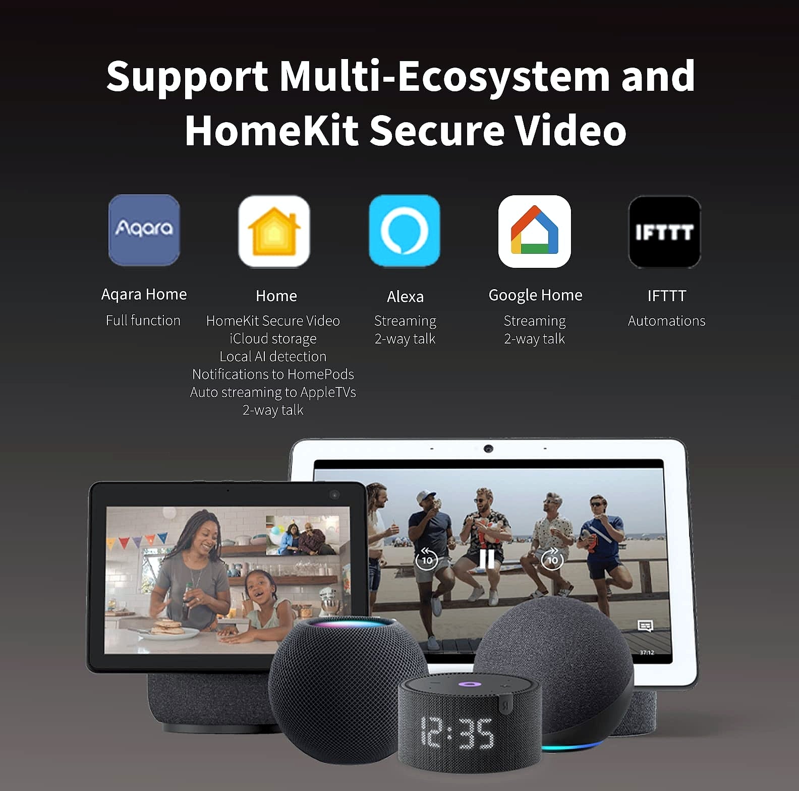 Aqara Video Doorbell G4 with Chime and Hub G2H Pro
