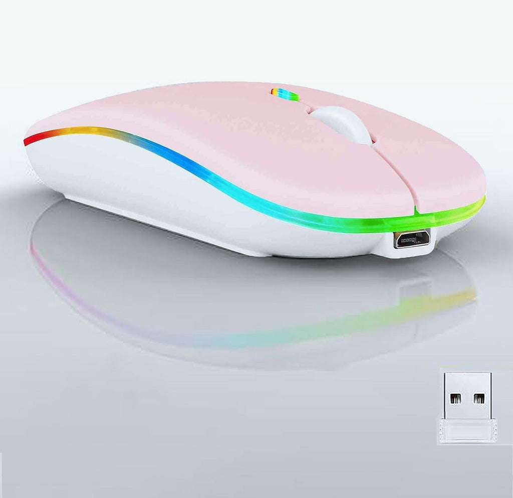 Guiheng Wireless Bluetooth Mouse, Dual Mode Rechargeable