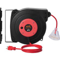 Retractable Extension Cord Reel, 45 FT, Heavy Duty 12AWG/3C SJTOW Retracta
