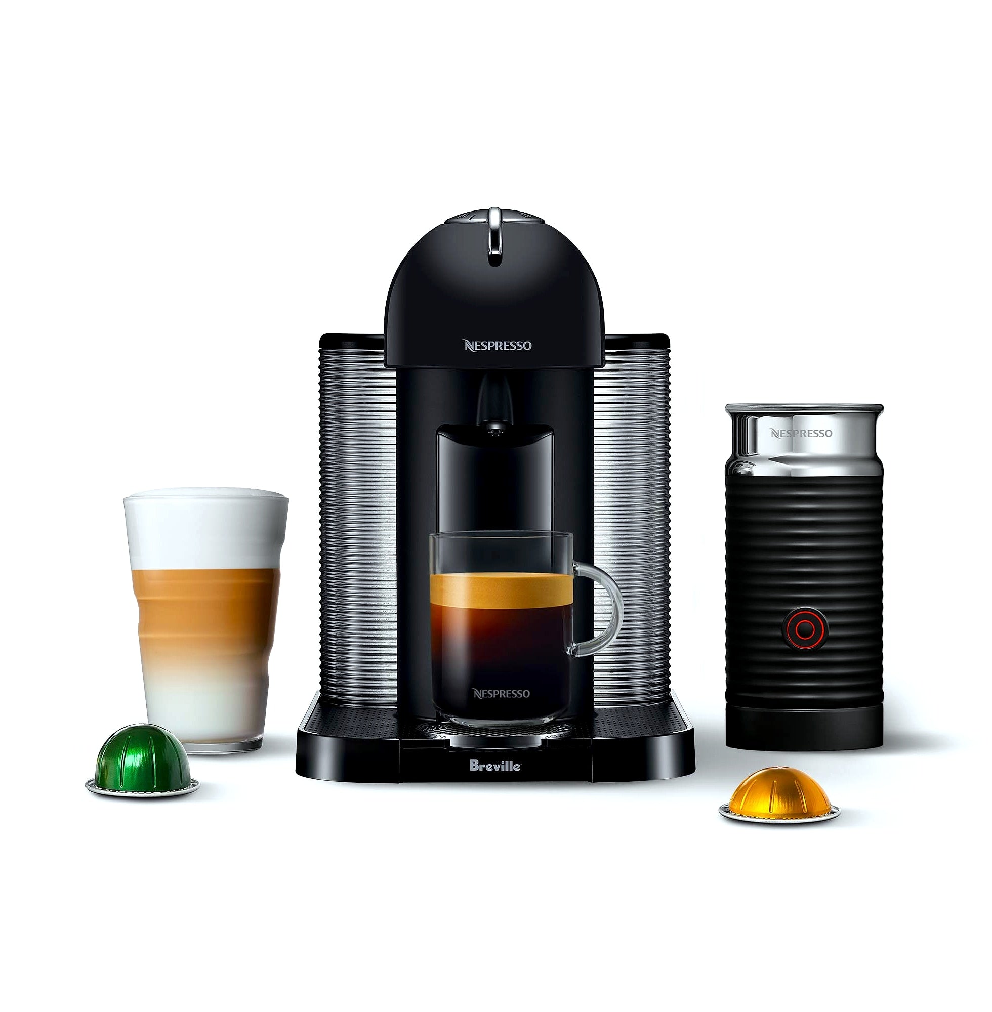 Nespresso Vertuo Coffee and Espresso Maker with Aeroccino Milk Frother