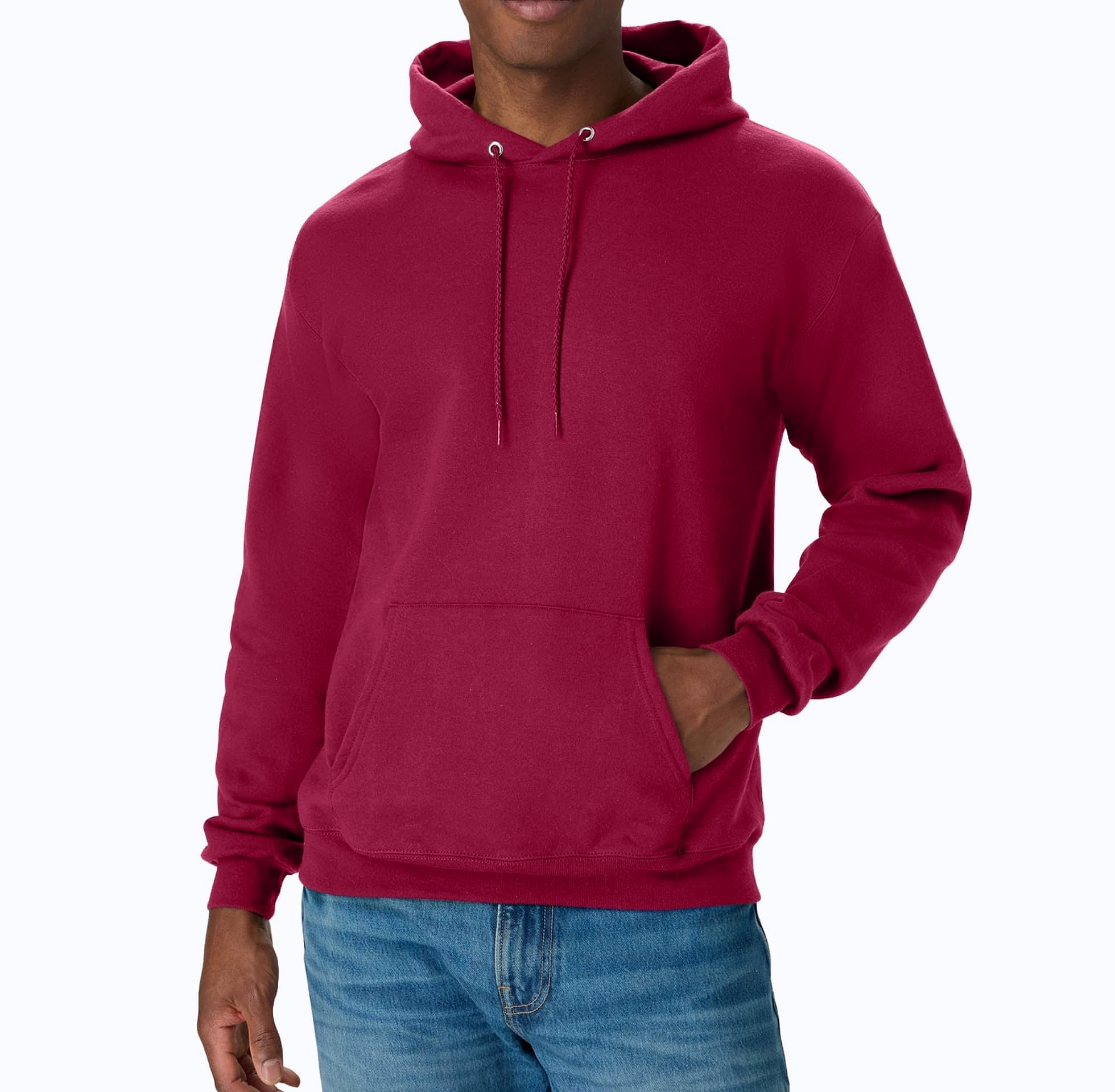 Hanes EcoSmart Men's Midweight Fleece Pullover Hoodie