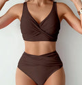 Barupshe High Waist Bikini Push Up Swimsuit Women