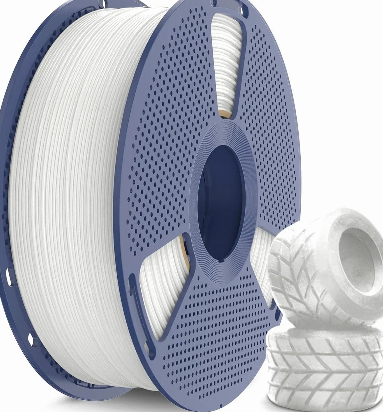 High Speed TPU 3D Printer Filament 1.75mm, 95A TPU Flexible - 1KG for FDM