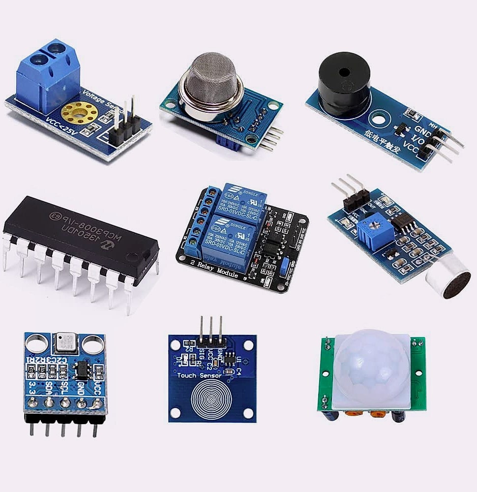 KOOKYE 16 in 1 Smart Home Sensor Kit for Arduino and Raspberry Pi