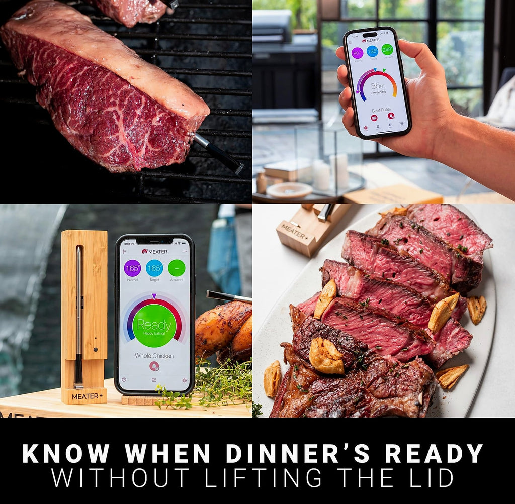 MEATER Plus Smart Bluetooth Meat Thermometer for Grill