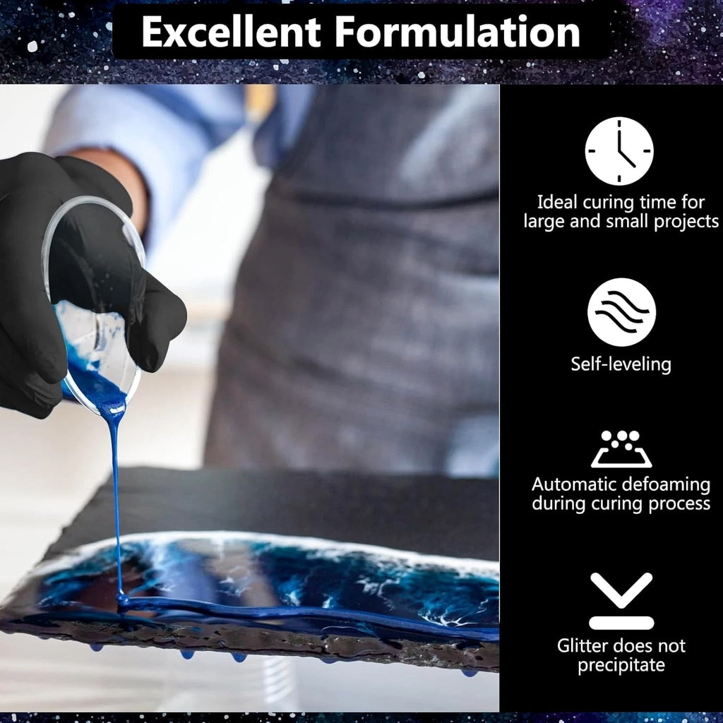 82OZ Epoxy Resin Kit - Flawless Finish, Non-toxic for Jewelry & Woodwork