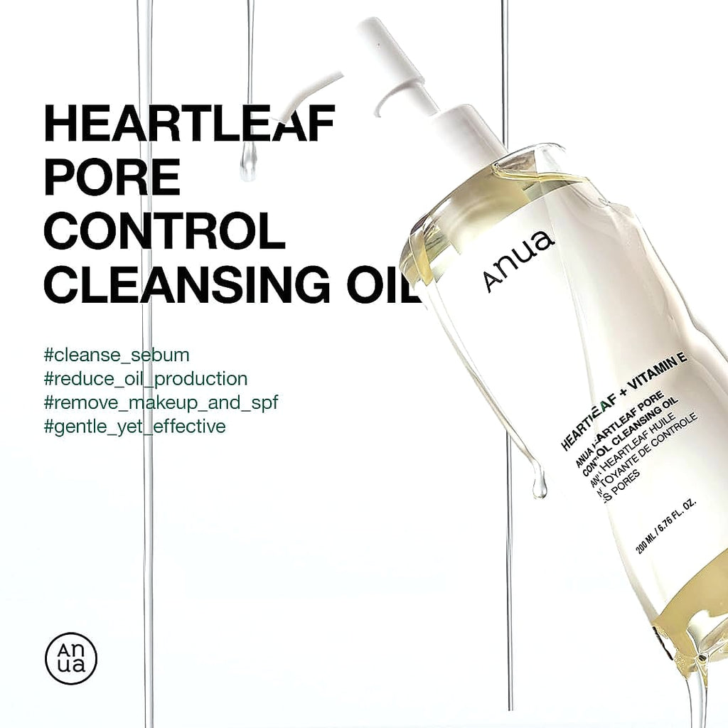ANUA Heartleaf Double Cleansing Duo Oil and Foam Set