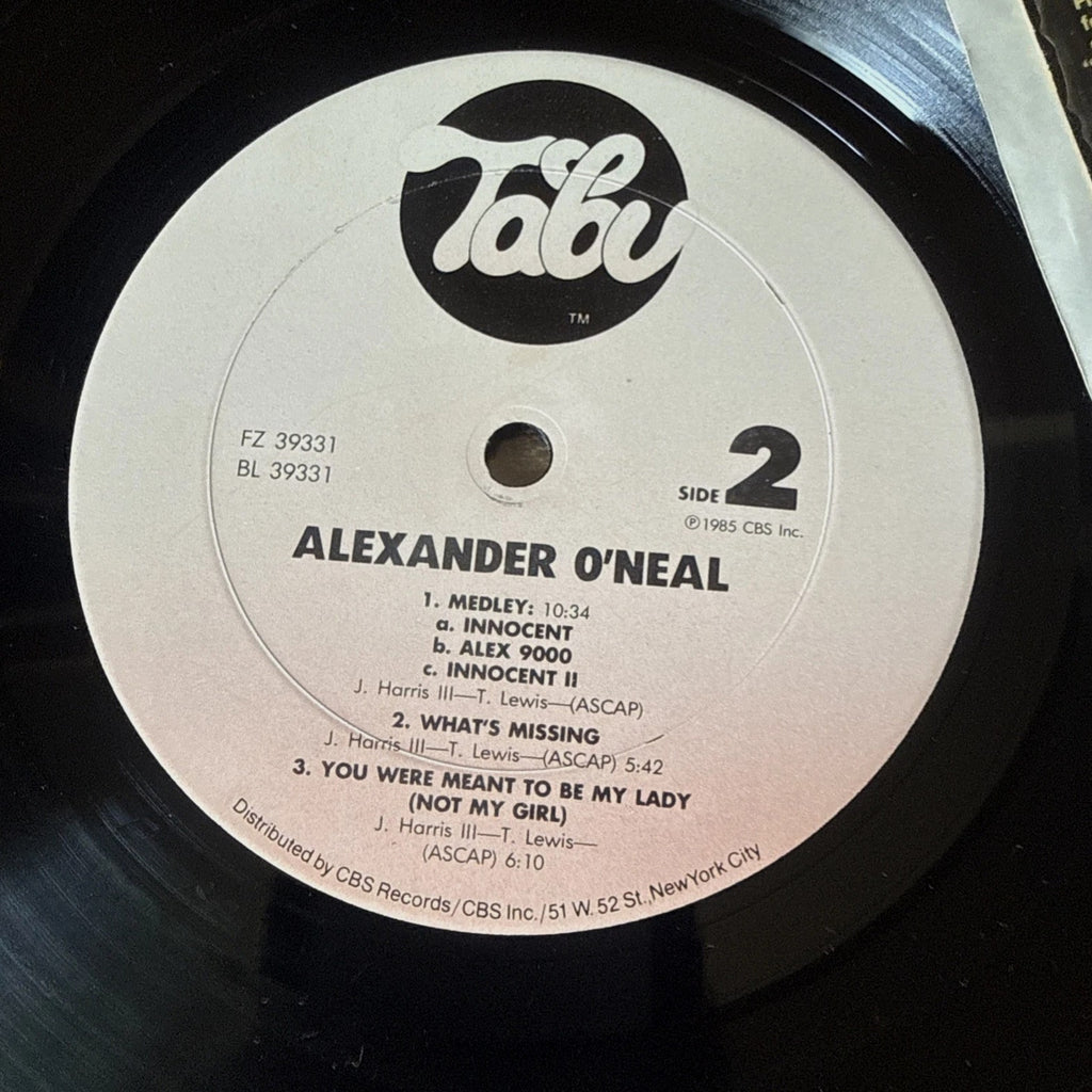 Alexander O'Neal Self-Titled Vinyl 1985 LP RARE 1980s R&B Hype Stick  Shrink VG+