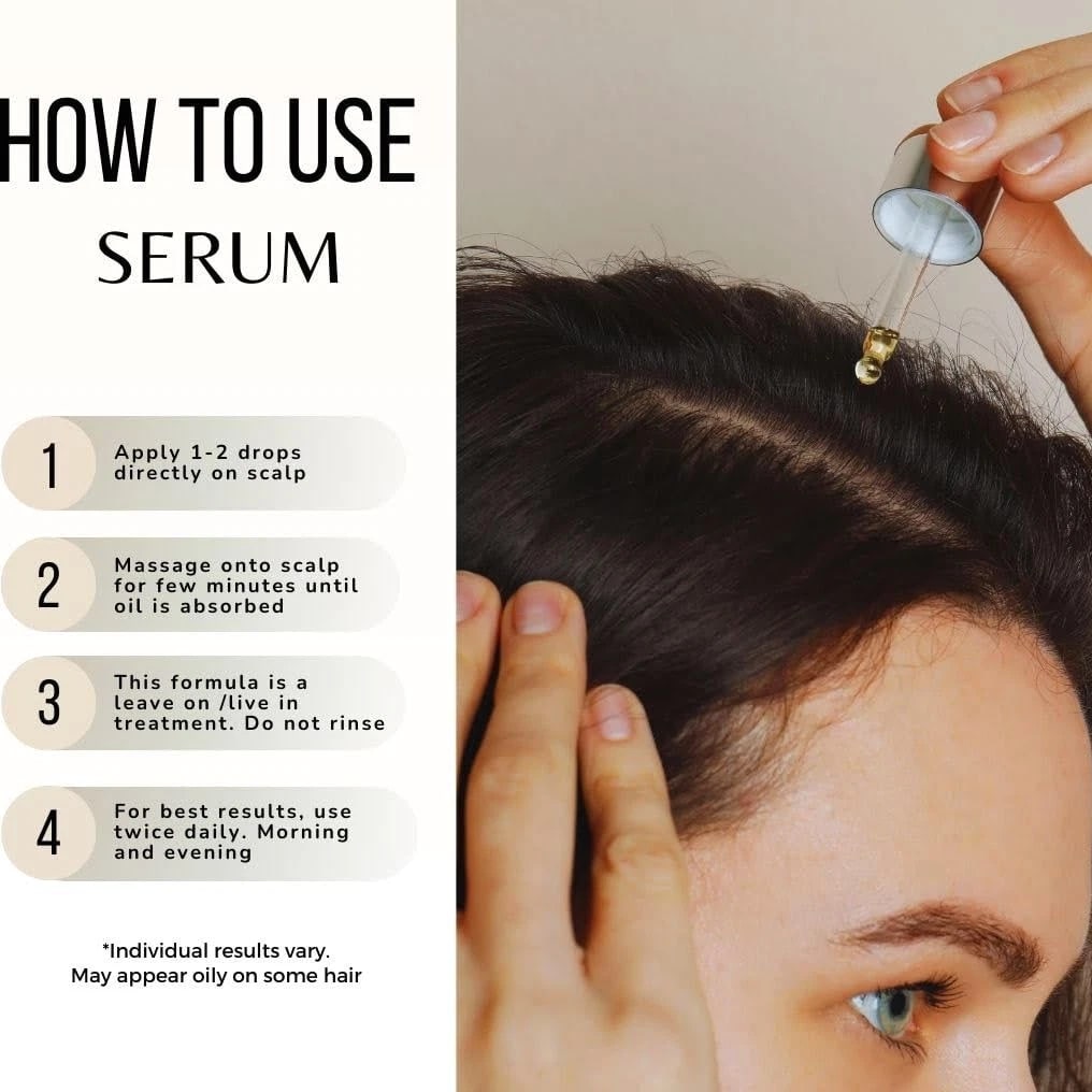 Belle Morgane Hair Growth with E, Turmeric & Argan Oil - Organic Dry Scalp Tre...