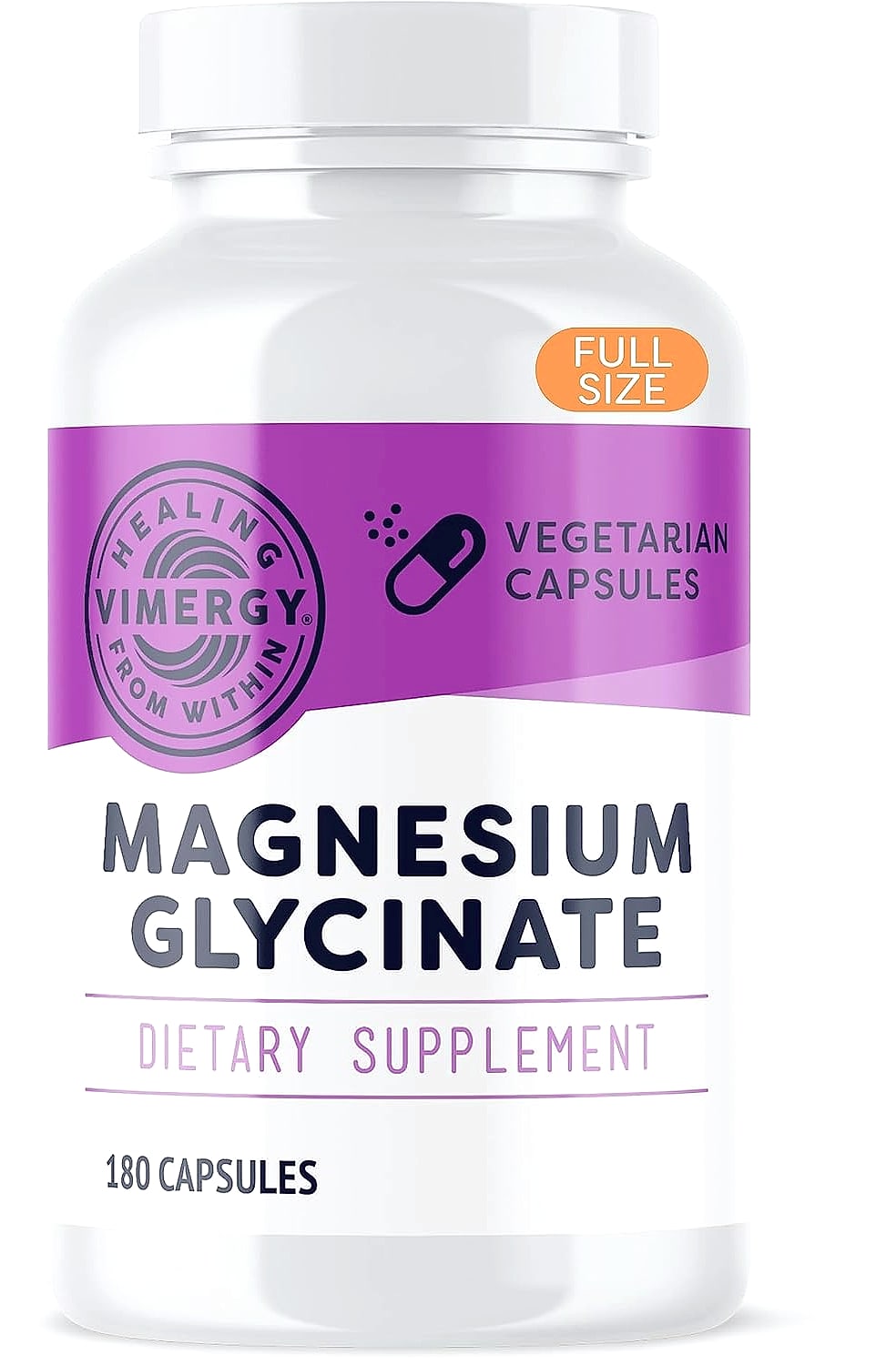 Vimergy Magnesium Glycinate Supplement, 180 Caps