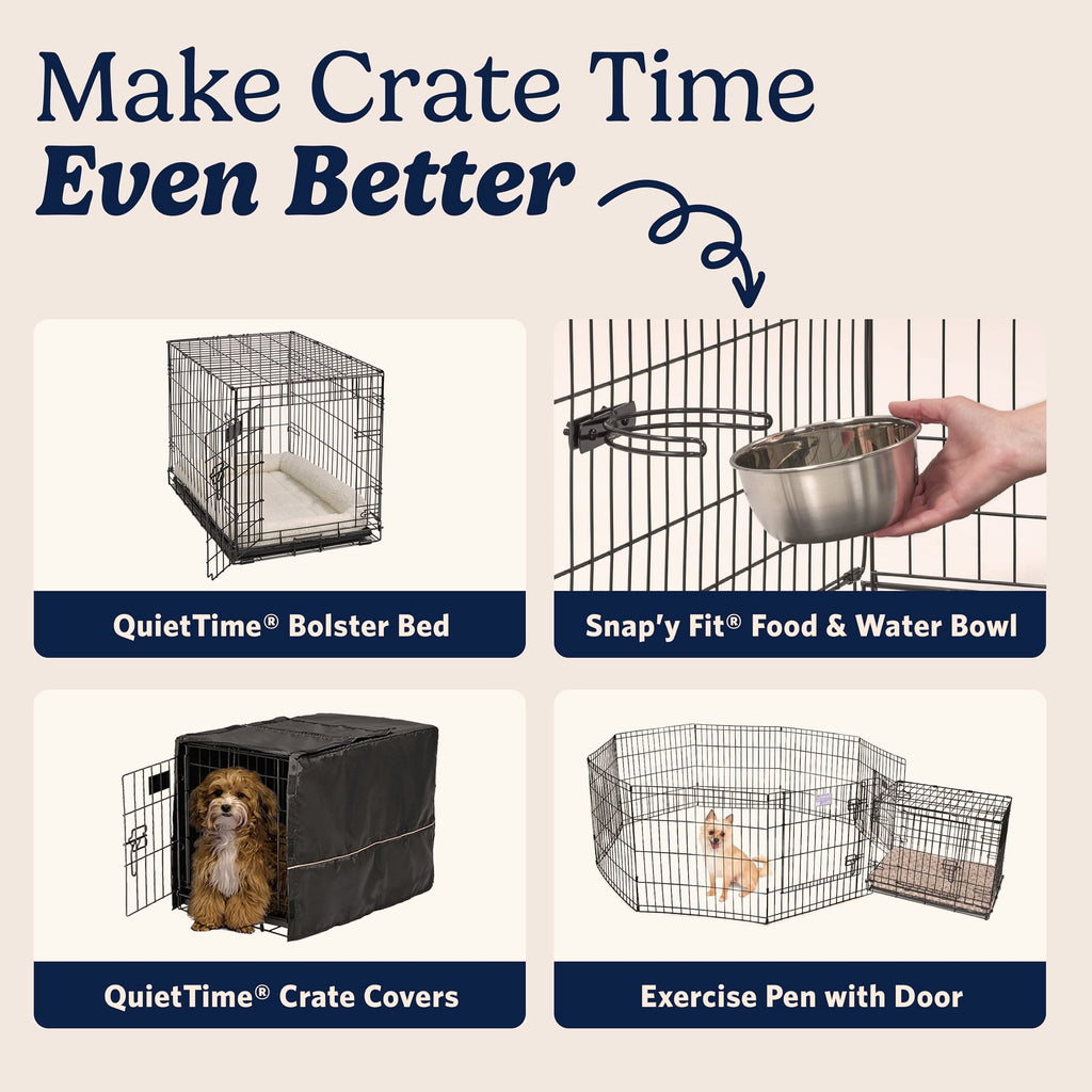 MidWest Homes for Pets 24-Inch Pink iCrate for Small Dogs