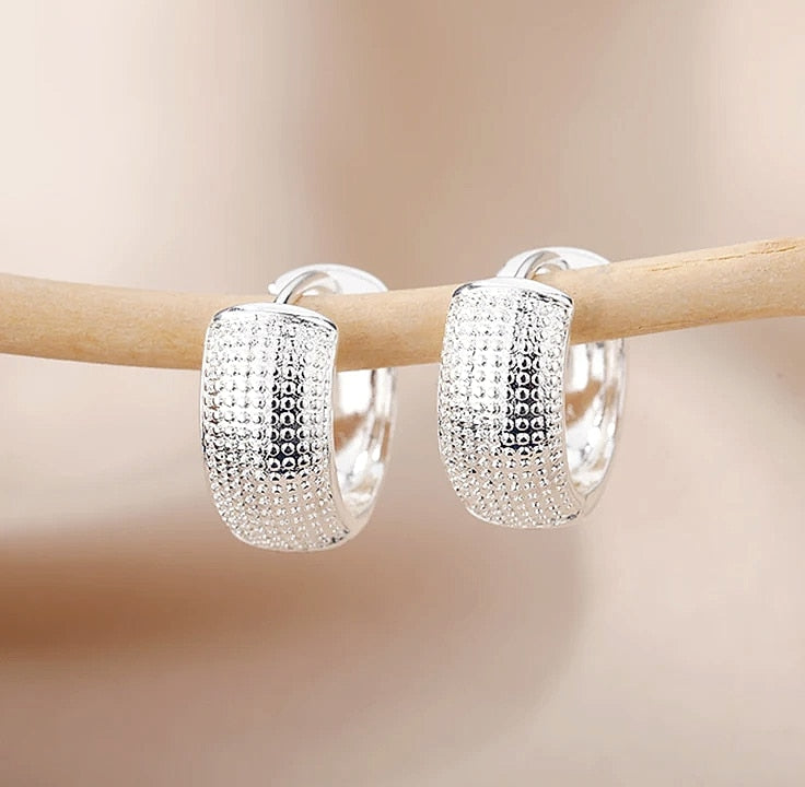 Small Hoop Earrings Stainless Steel Gold Silver Pierced