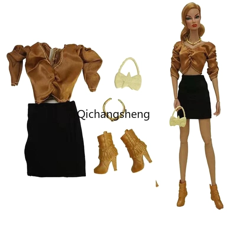 1/6 Doll Clothes Outfits Set Shirt Coat Jacket Skirt Dress Pants Accessory 11.5"