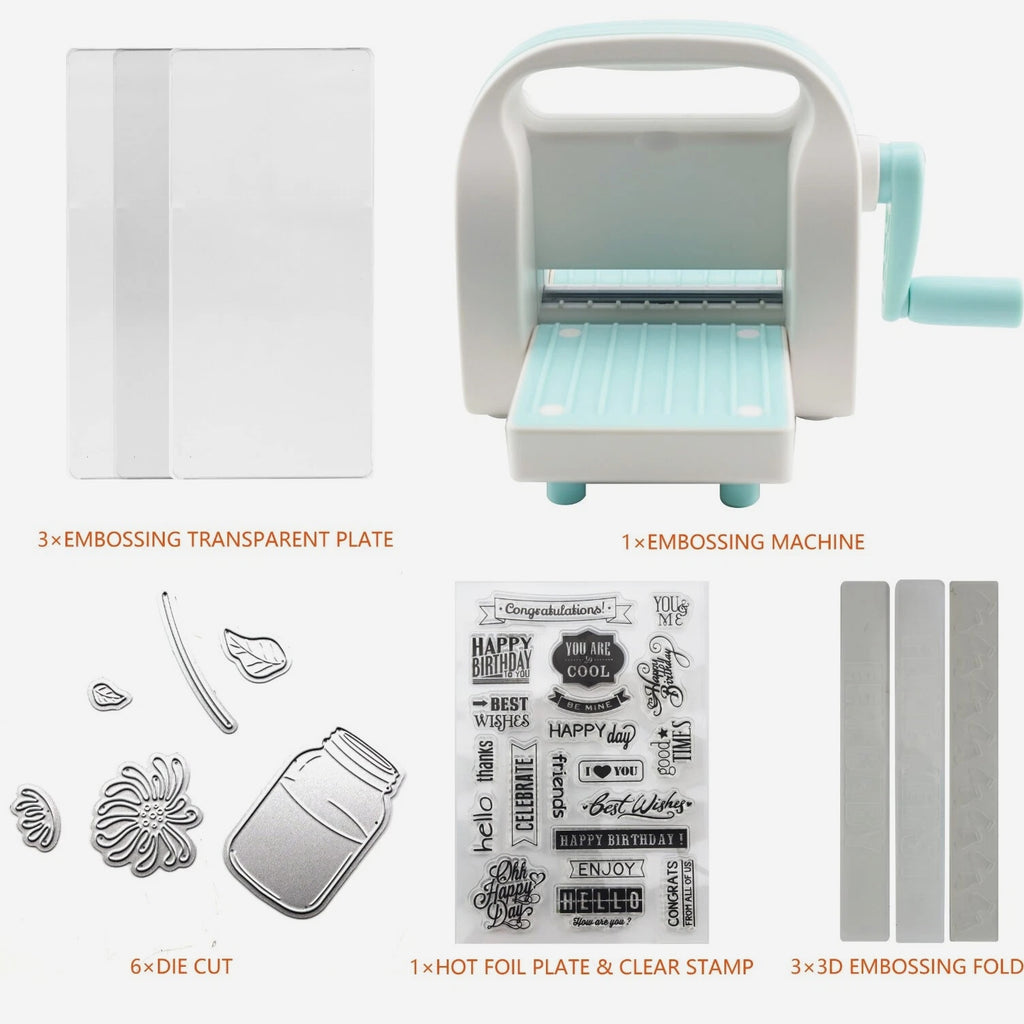 Mini Die Cut and Embossing Machine for Scrapbooking DIY Paper Craft