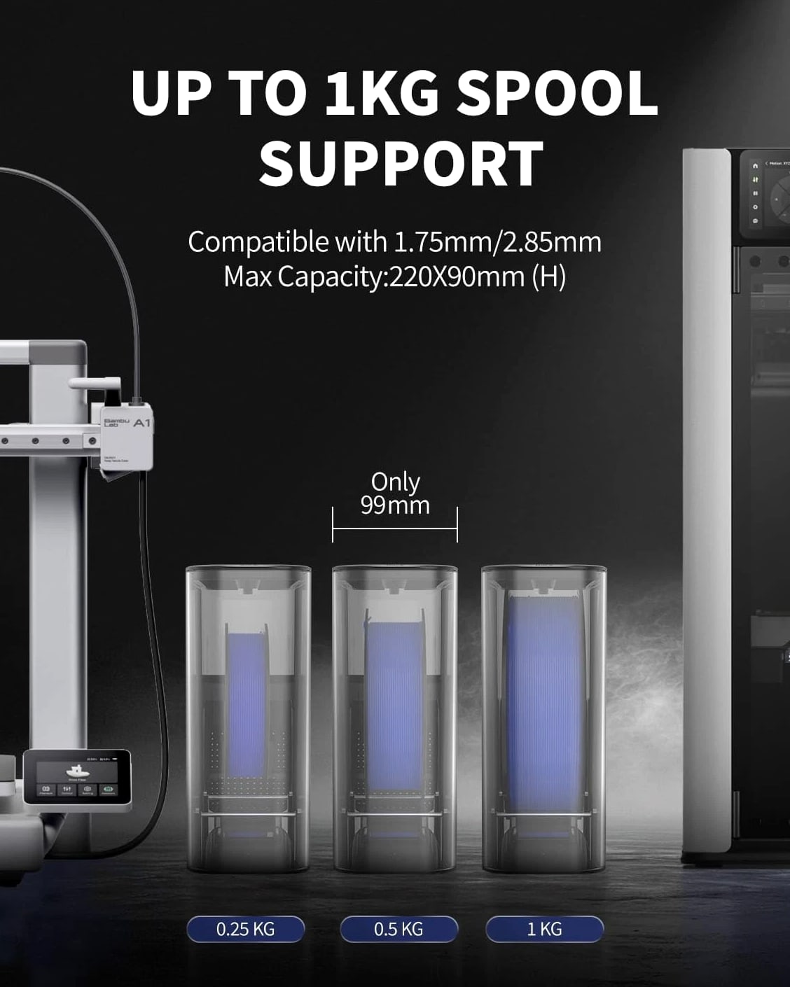 JAYO J1 Filament Storage Chamber Box Stackable Split Design No Heating Base
