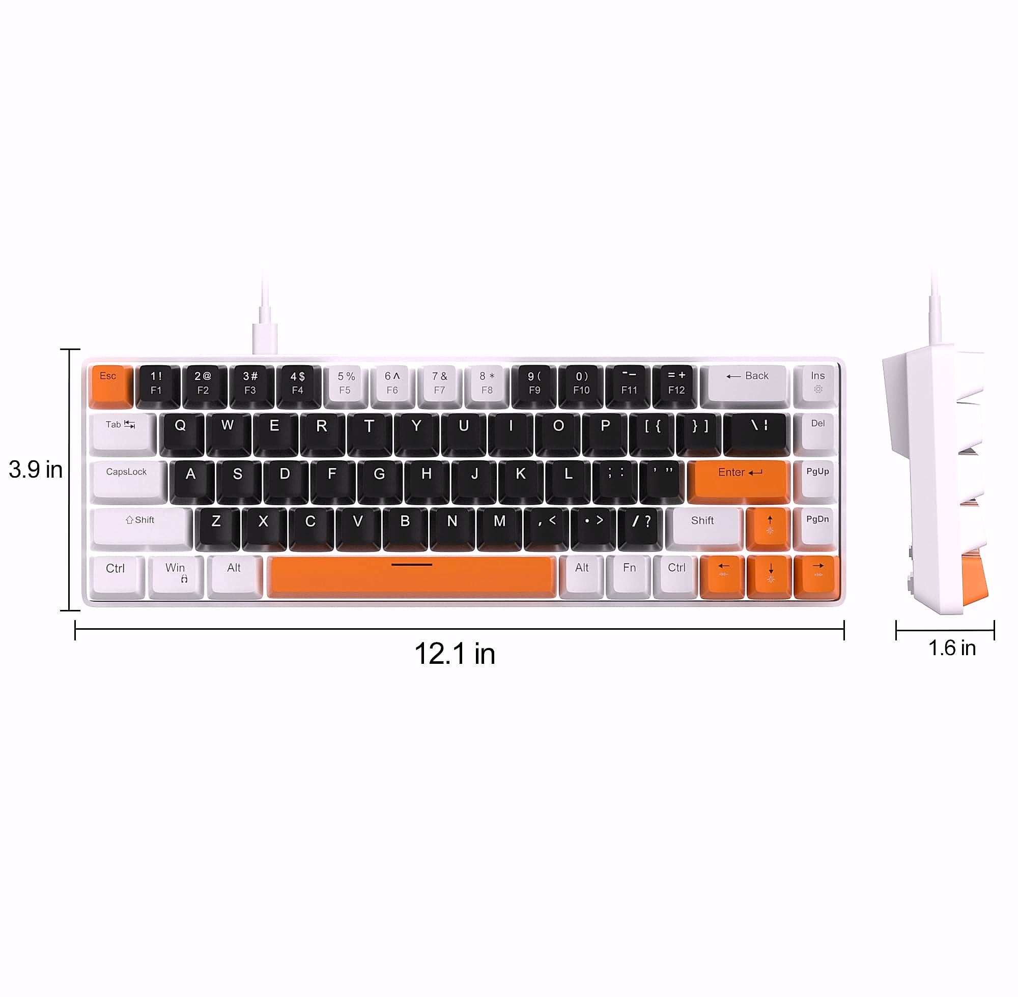 MageGee MK-Box 68-Key Mechanical Gaming Keyboard Compact