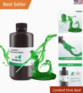 ELEGOO 3D Printer Resin 1000g - Fast Curing, Non-Toxic Clear Green
