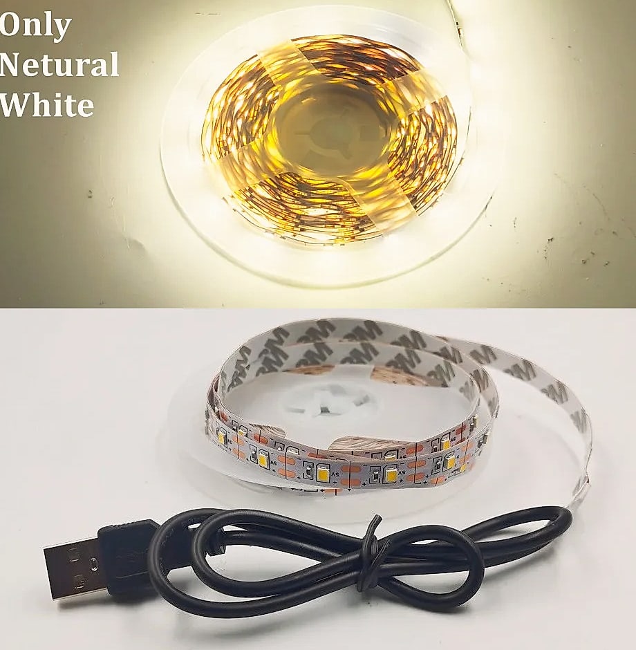 WIXOLighting 5M USB LED Strip Light 5V 3528 SMD