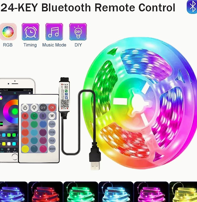 GBKOF RGB LED Strip Lights 5M 10M 20M 30M App Control