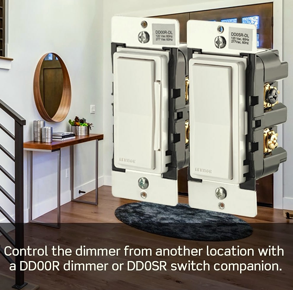 Leviton Decora Smart Dimmer Z-Wave 800 Series ZW6HD-1RW