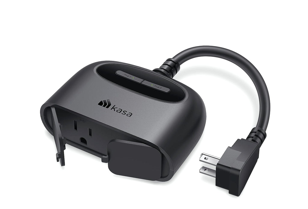 Kasa Smart Outdoor Plug EP40 with 2 Sockets, IP64 Weather Resistant