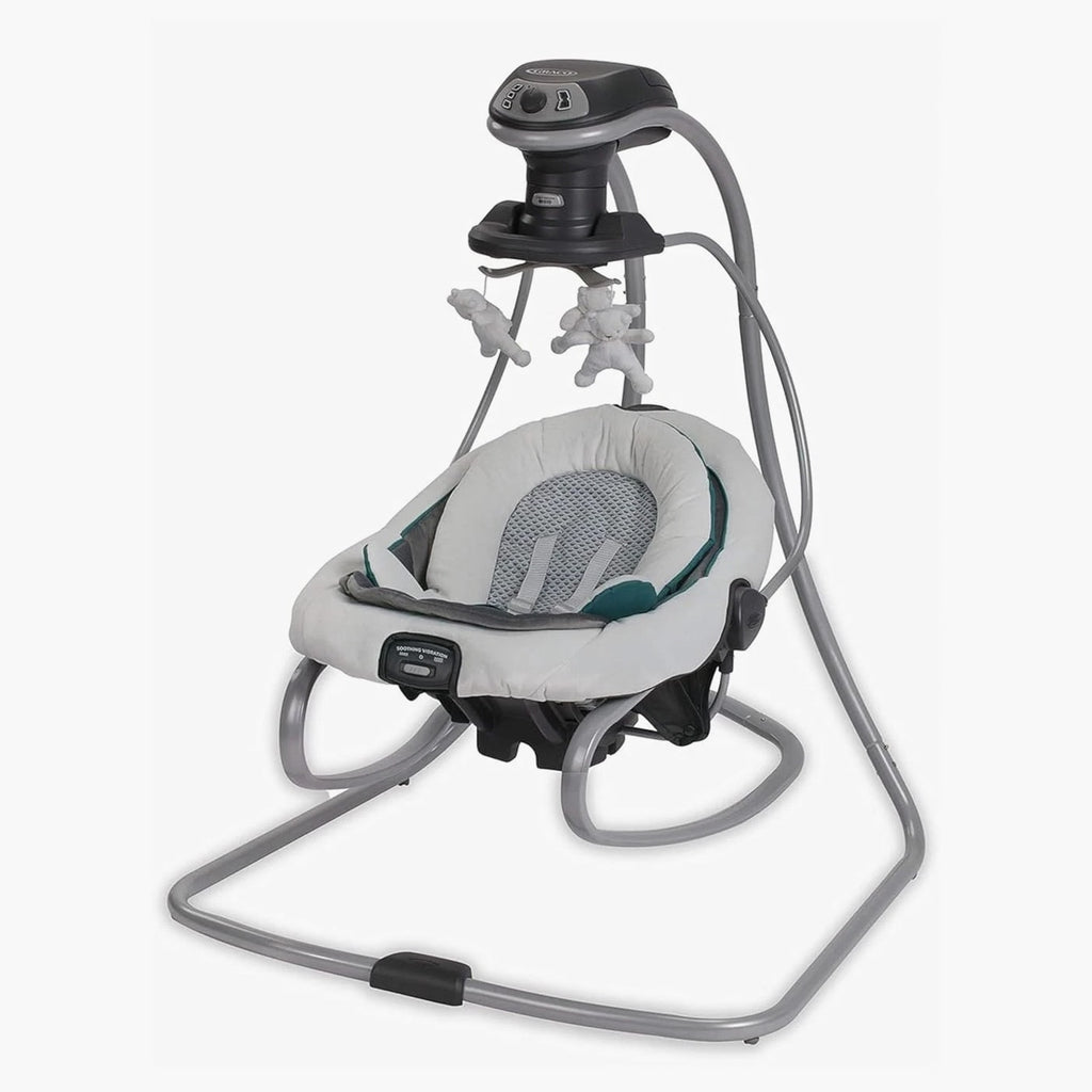 Graco Duetsoothe Swing and Rocker with Removable Swing Seat and 6 Swinging Speed