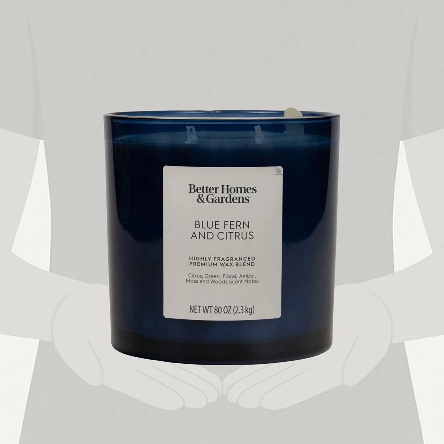 Better Homes & Gardens 4-Wick Large Oversized Jar Candle 80 oz