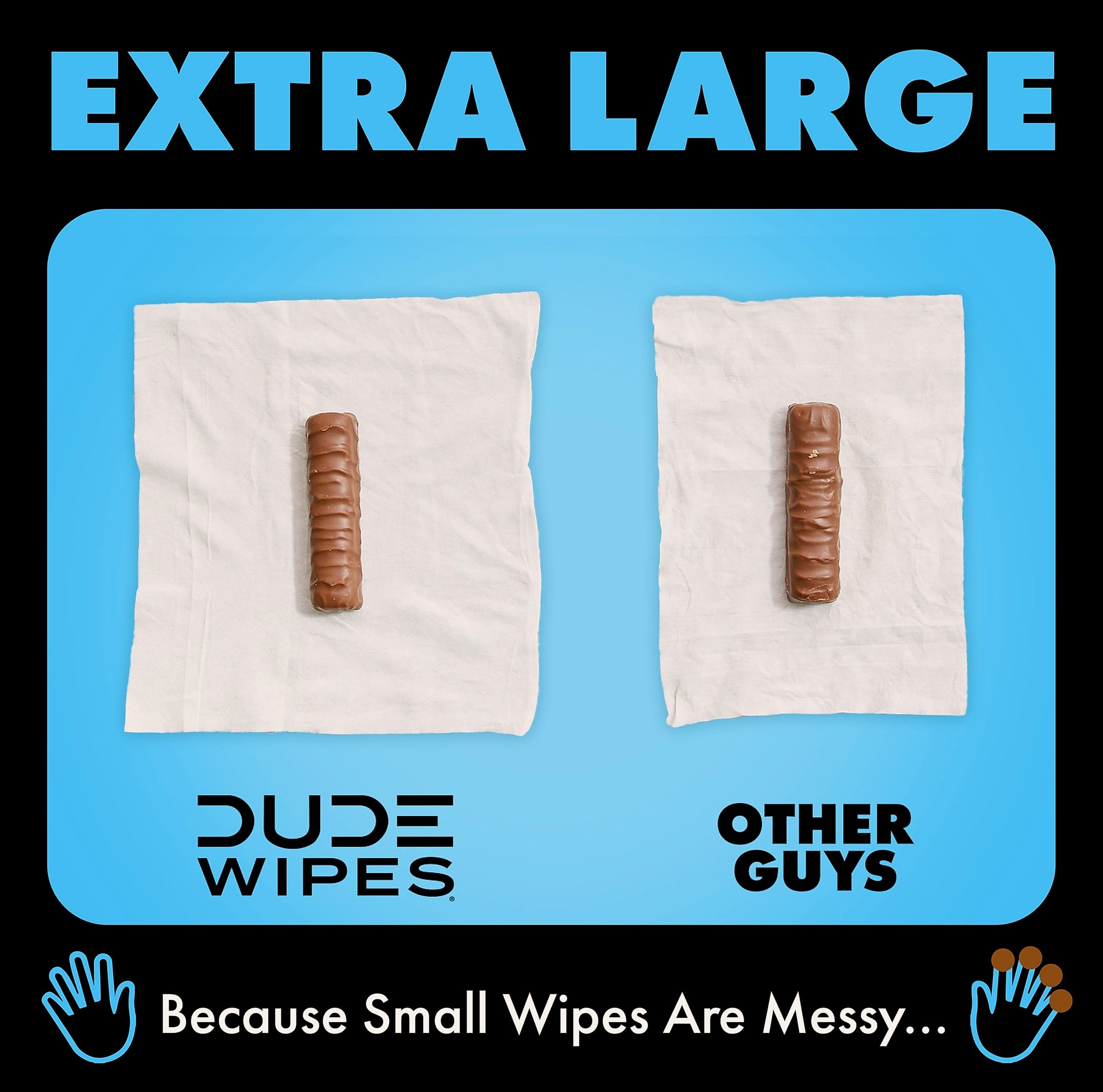 DUDE Wipes Unscented Flushable Wipes for Adults, 6 Pack