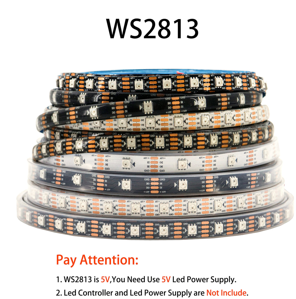 Xnbada WS2812B RGB LED Strip Lights Individually Addressable