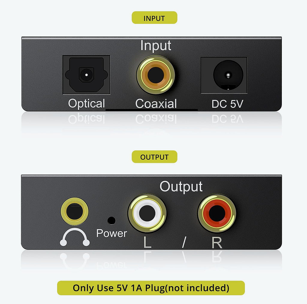 PROZOR 192KHz Digital to Analog Audio Converter DAC
