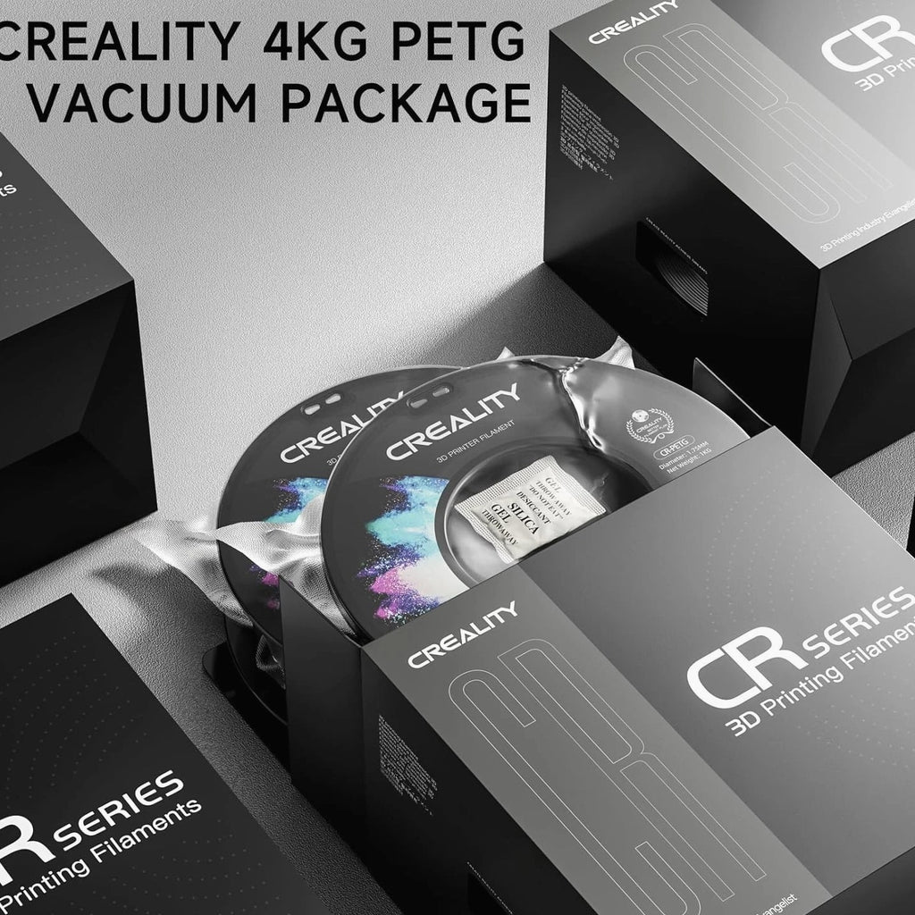 Creality 1.75mm PETG Filament 4KG High Precision, No Clogging, Eco-Friendly