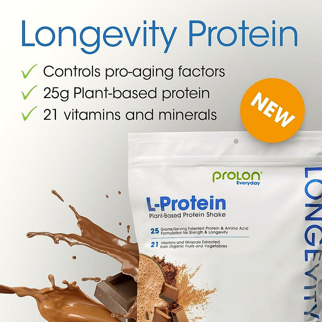 Prolon Longevity Plant Based Protein Powder, 25g per serving