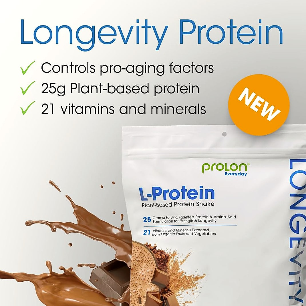 Prolon Longevity Plant Based Protein Powder, 25g per serving