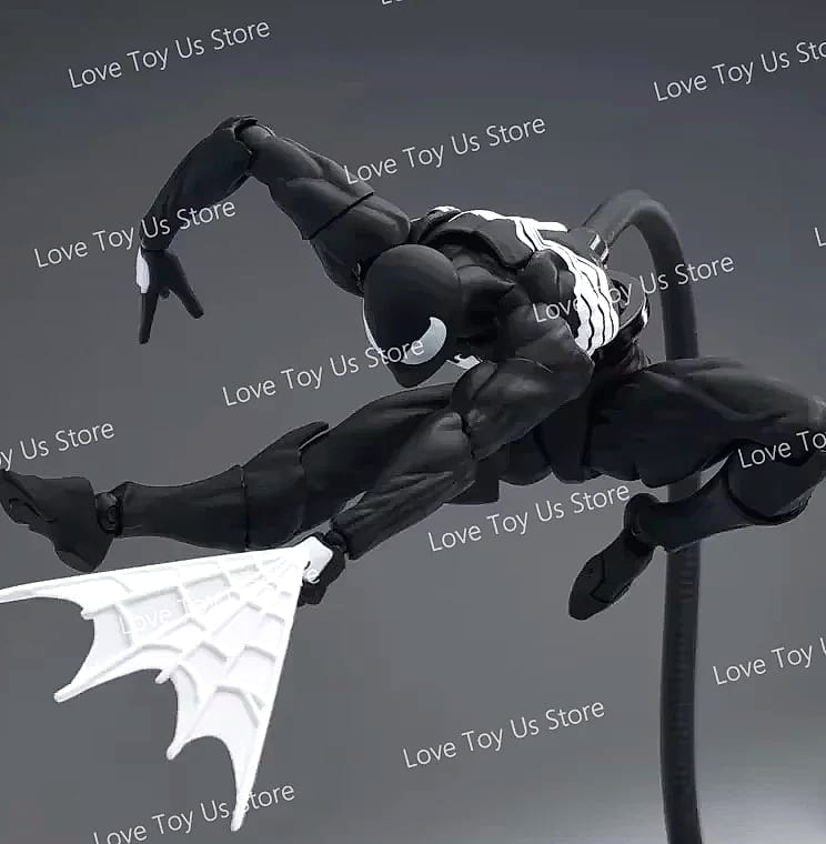 Bandai Spider-Man Symbiote Action Figure Black Suit