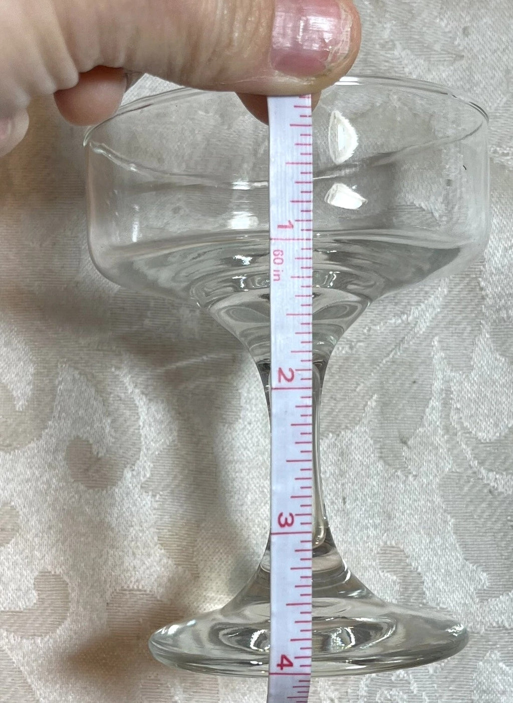 Vintage Libbey 5 1/2 Ounce Champagne Glasses - Set of 4 Wine Glasses