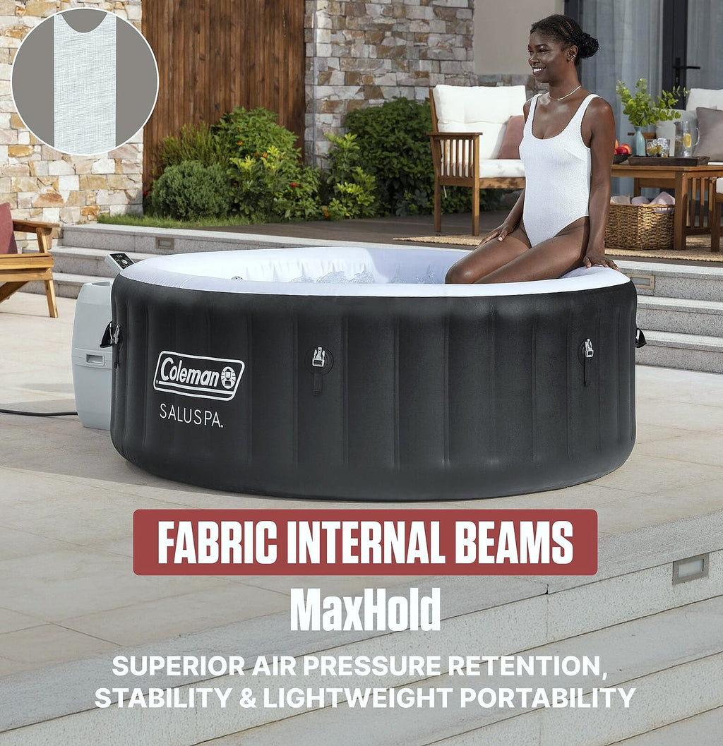 Coleman Miami 2-4 Person Inflatable Hot Tub with 120 AirJets