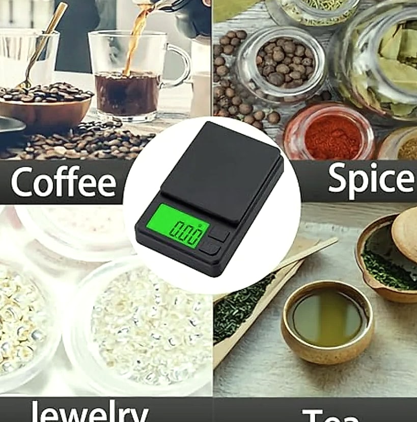 Digital Pocket Scale 1000g x 0.01g with Backlit LCD