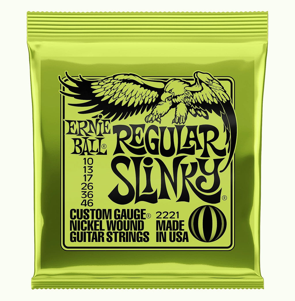 Ernie Ball Regular Slinky Nickel Wound Guitar Strings 10-46
