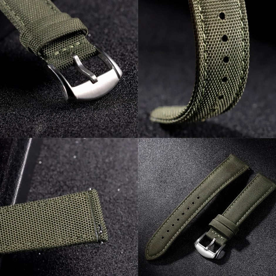 Nylon Watch Straps - Fits Most Popular Watch Models (20mm/22mm)