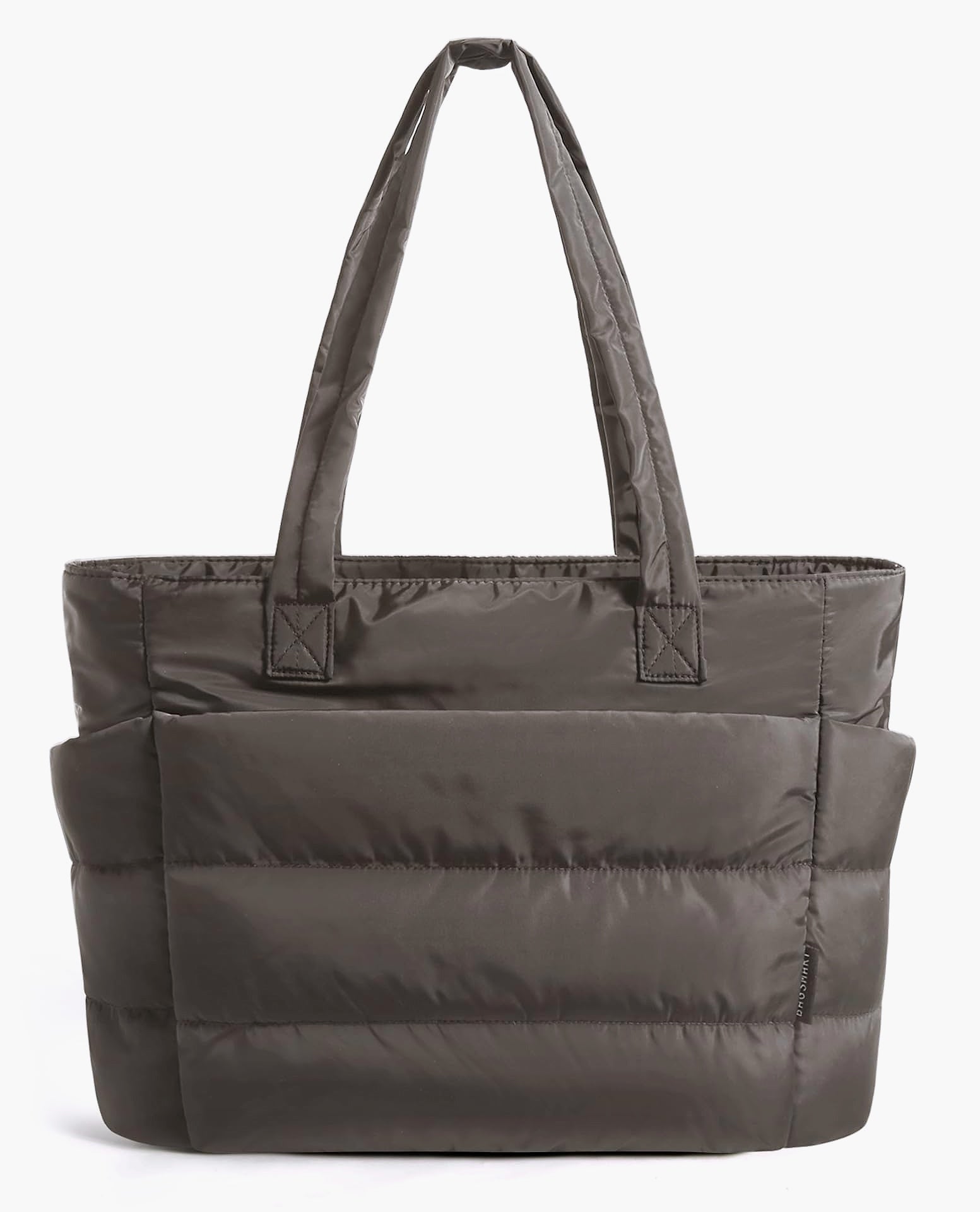 BAGSMART Tote Bag for Women, Lightweight Quilted Shoulder Bag