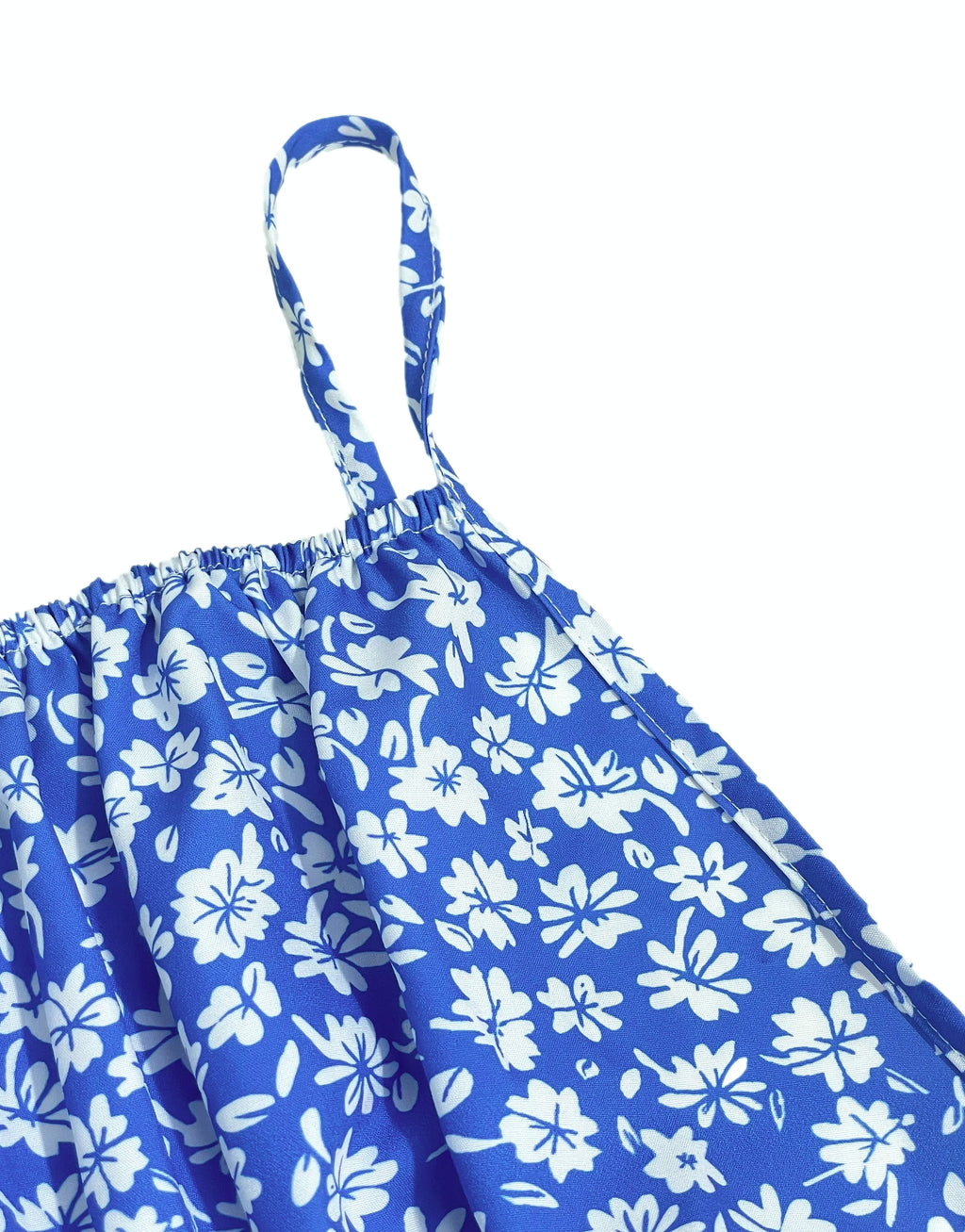Floral Cami Dress with Backless Design and Spaghetti Straps