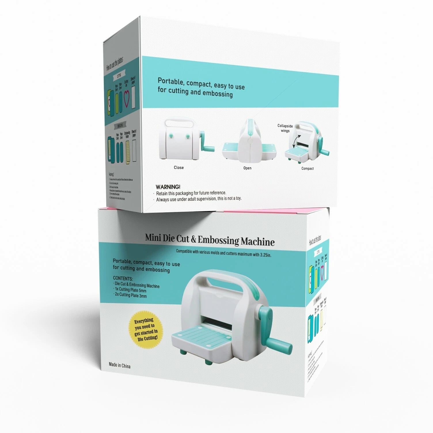 Mini Die Cut and Embossing Machine for Scrapbooking DIY Paper Craft