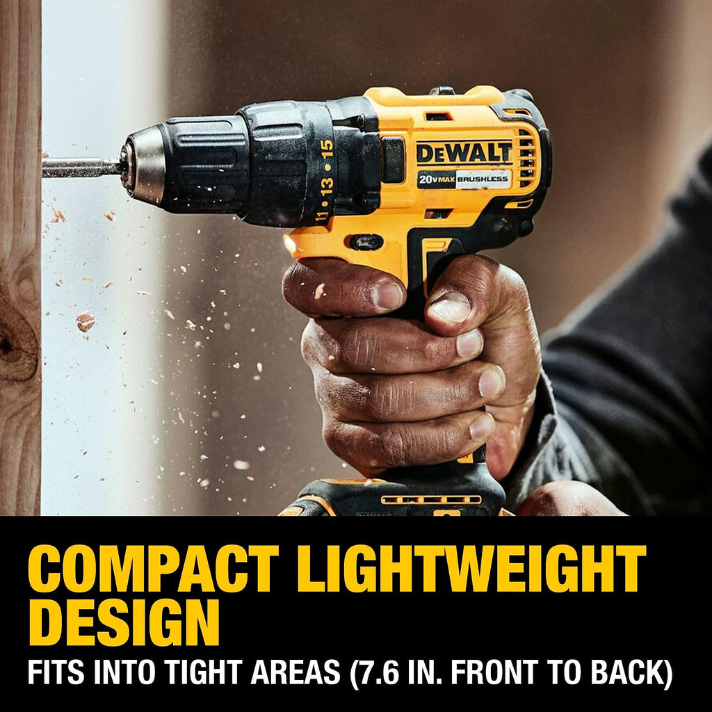 DeWalt DCD777D1 20V Brushless Drill Driver with Battery