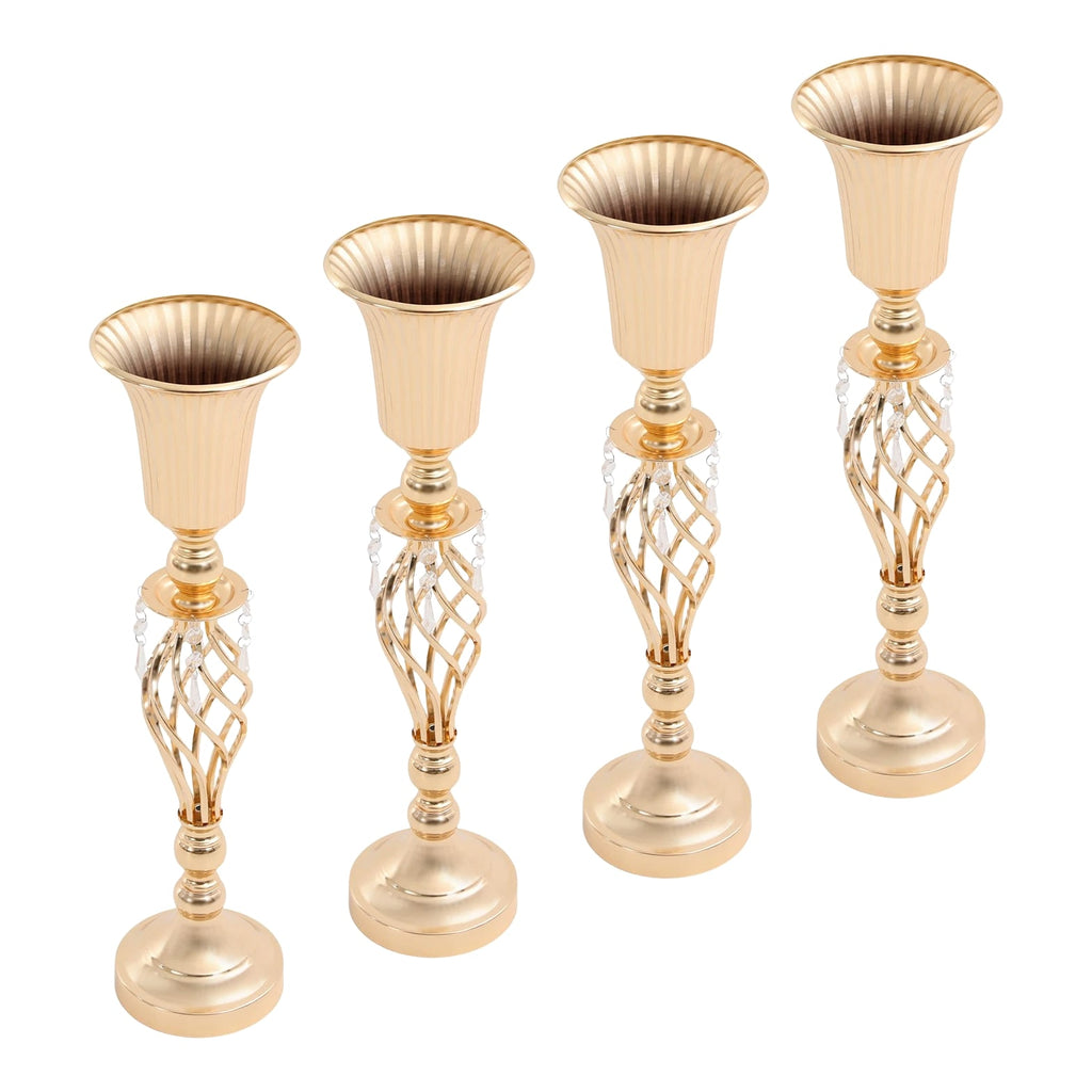 4 Pcs Floral Vases, Floral Decoration Vases, Centerpiece For Table Decoration
