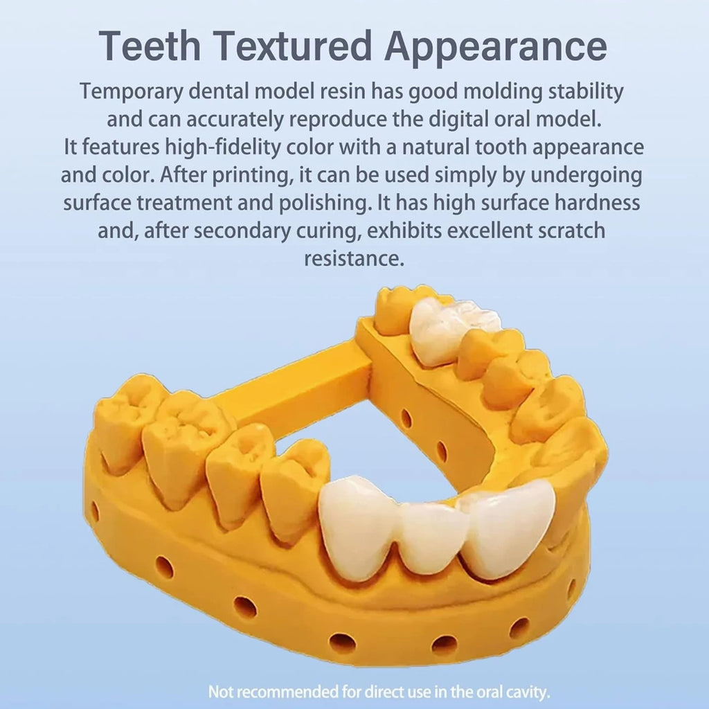 Antinsky Temporary Dental Model Resin for DLP LCD 3D Printer Resin, 405nm High
