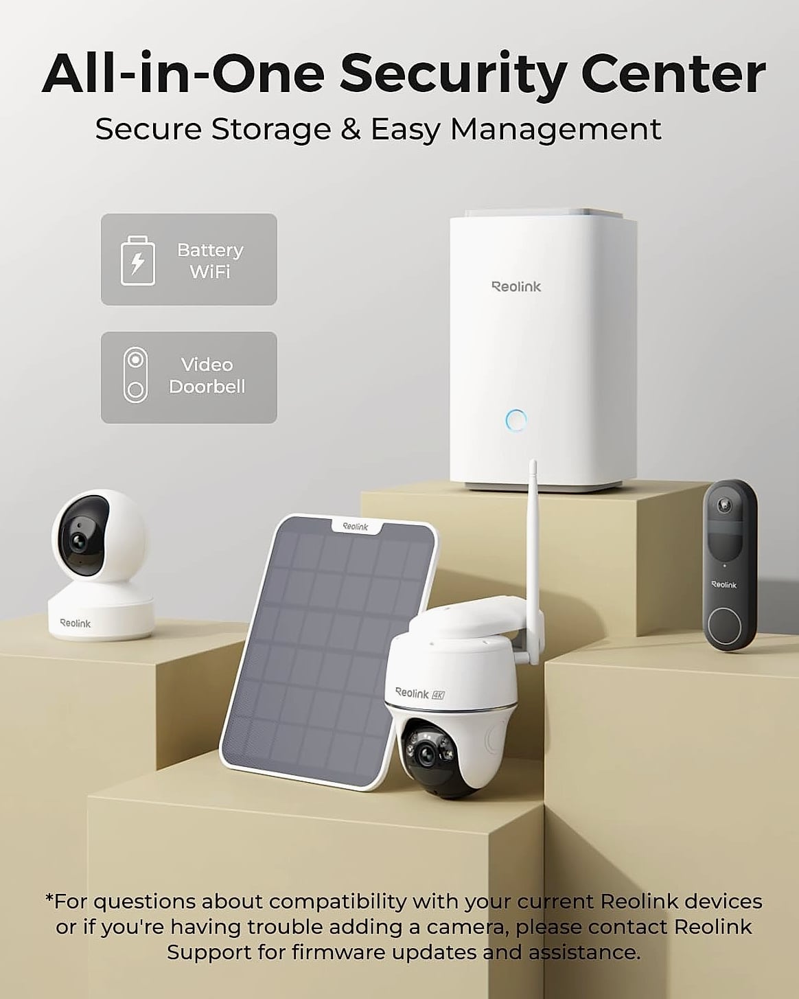 Reolink Argus Eco Ultra 4K Solar Wireless Security Camera Kit